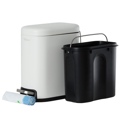 5L Soft-Close Slim Metal Pedal Bin