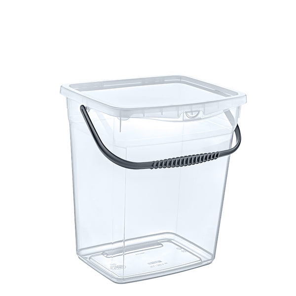 Transparent Carry Box with Handle 10L