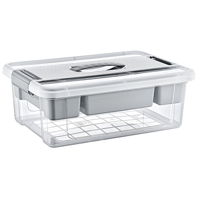 Stormax 41cm Plastic Box with Removable 4 Compartment Carry Tray