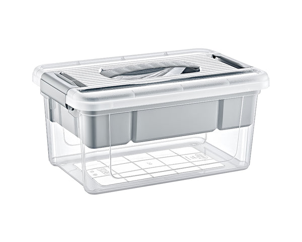 Stormax 29cm Plastic Box with Removable 6 Compartment Tray