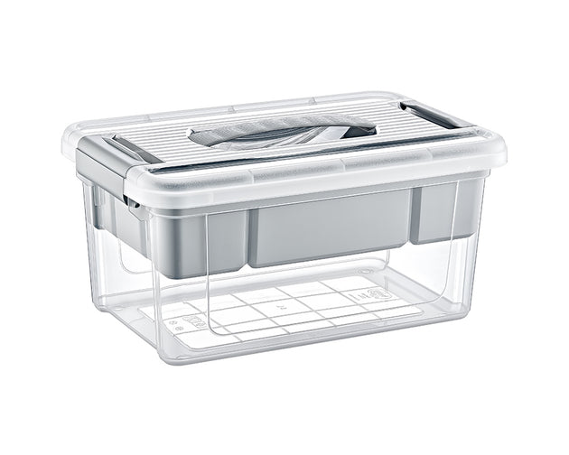 Stormax 29cm Plastic Box with Removable 6 Compartment Tray