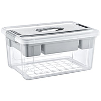 Stormax 41cm Plastic Box with Removable 4 Compartment Carry Tray