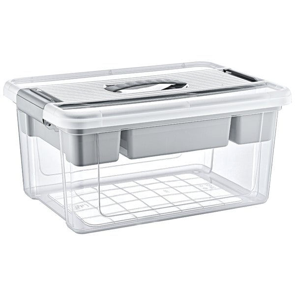 Stormax 41cm Plastic Box with Removable 4 Compartment Carry Tray