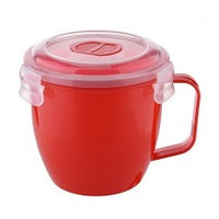 Hobby Life Microwave Soup Warming Cup Red