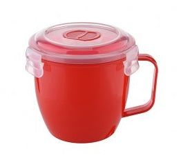 Hobby Life Microwave Soup Warming Cup Red