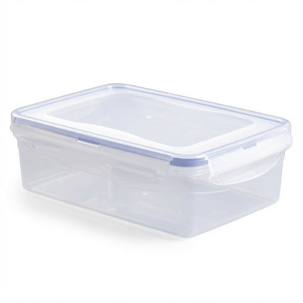 Hobby Life 4.3L Rectangular Airtight Food Box with Clip Lid
