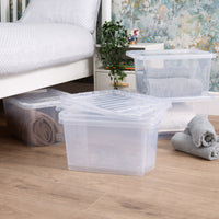Wham Crystal 28L Storage Box with Detachable Ribbed Lid