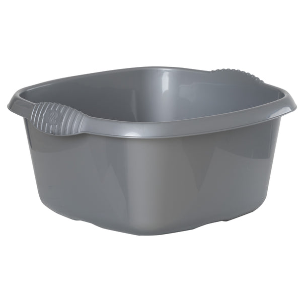 Wham Casa Square Plastic Washing Up Bowl Silver
