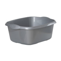 Wham Casa Rectangular Plastic Washing Up Bowl Silver