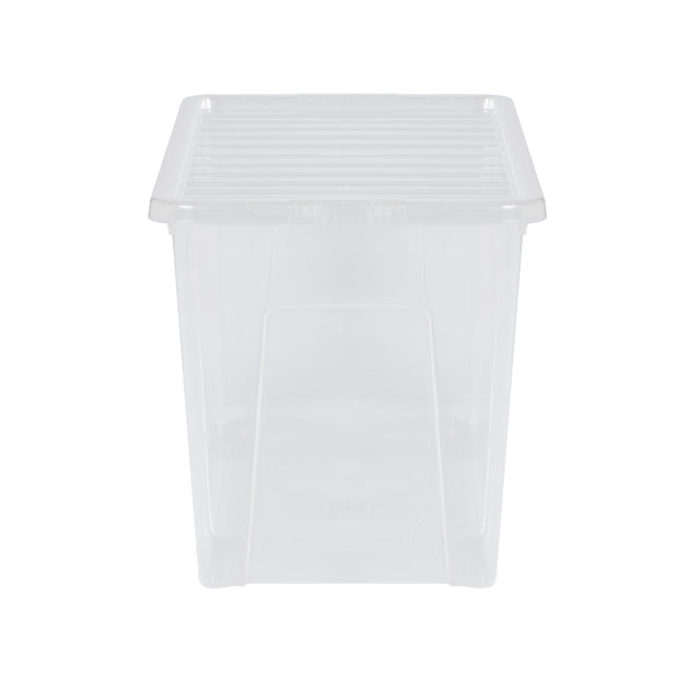 Wham Crystal 110L Storage Box with Detachable Ribbed Lid