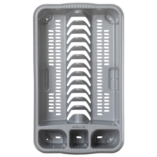 Wham Casa Plastic Dish Drainer Medium Silver