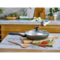 Earth Pan PFAS Free Ceramic Non-Stick 28cm Frying Pan with Lid
