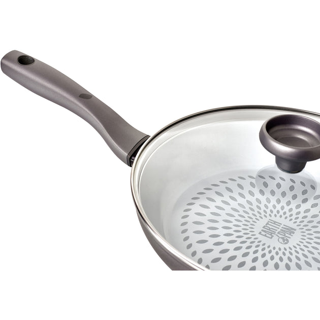 Earth Pan PFAS Free Ceramic Non-Stick 28cm Frying Pan with Lid