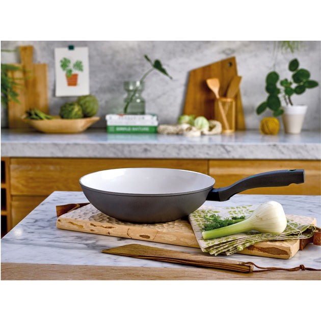 Earth Pan PFAS Free Ceramic Non-Stick 28cm Stir Fry Wok