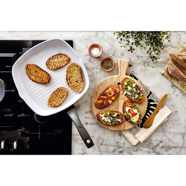 Earth Pan PFAS Free Ceramic Non-Stick 28cm Grill Pan