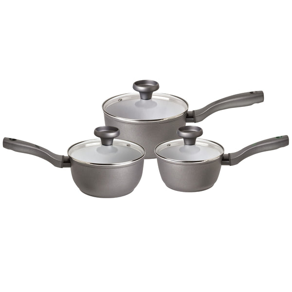 Earth Pan PFAS Free Ceramic Non-Stick 3 Piece Saucepan Set