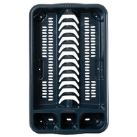 Wham Casa Plastic Dish Drainer Medium Navy Blue