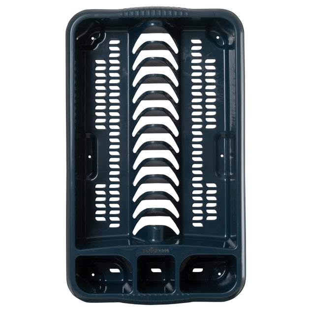 Wham Casa Plastic Dish Drainer Medium Navy Blue