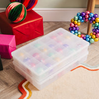 Wham Festive 2-Piece Christmas Bauble Storage Set