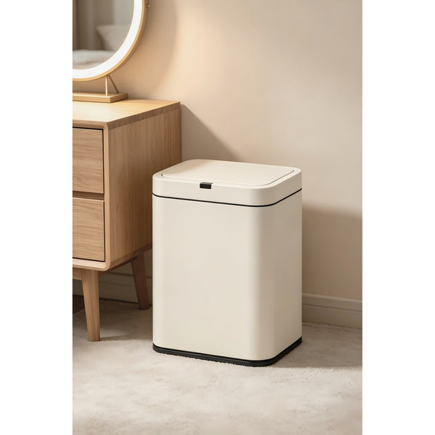 13L Stainless Steel Lift Top Sensor Bin