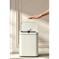 13L Stainless Steel Lift Top Sensor Bin
