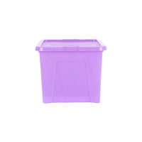 Wham Crystal Sparkle 60L Storage Box with Detachable Ribbed Lid