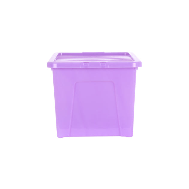 Wham Crystal Sparkle 60L Storage Box with Detachable Ribbed Lid
