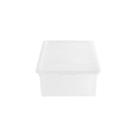 Wham Crystal 55L Underbed Plastic Storage Box with Lid