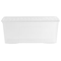 Wham Crystal 110L Storage Box with Detachable Ribbed Lid