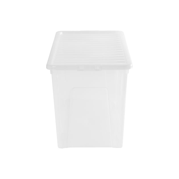 Wham Crystal 110L Storage Box with Detachable Ribbed Lid