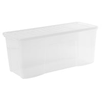 Wham Crystal 110L Storage Box with Detachable Ribbed Lid