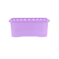 Wham Crystal Sparkle 45L Storage Box with Detachable Ribbed Lid