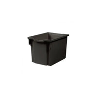 Pack of 5 - Gratnells Jumbo Stack and Store 30 Litre Plastic Storage Boxes Black