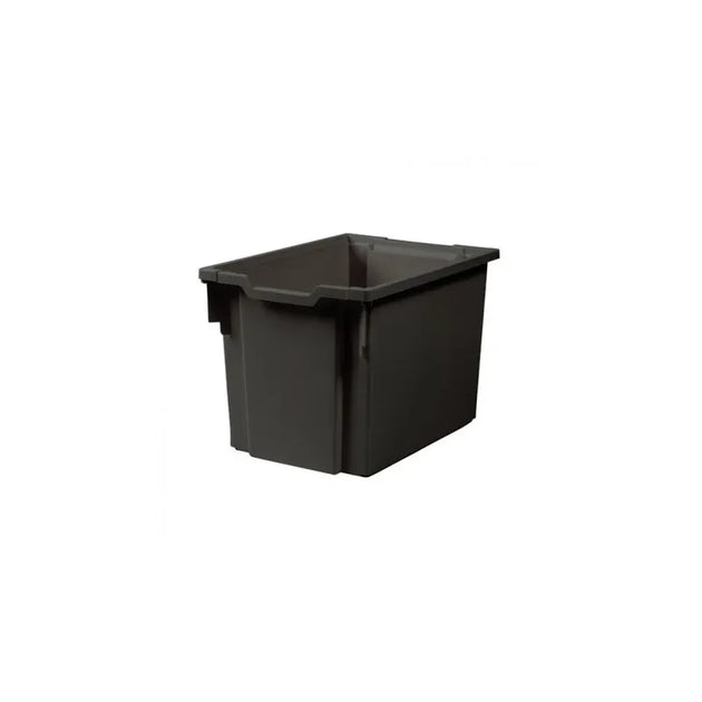 Pack of 5 - Gratnells Jumbo Stack and Store 30 Litre Plastic Storage Boxes Black
