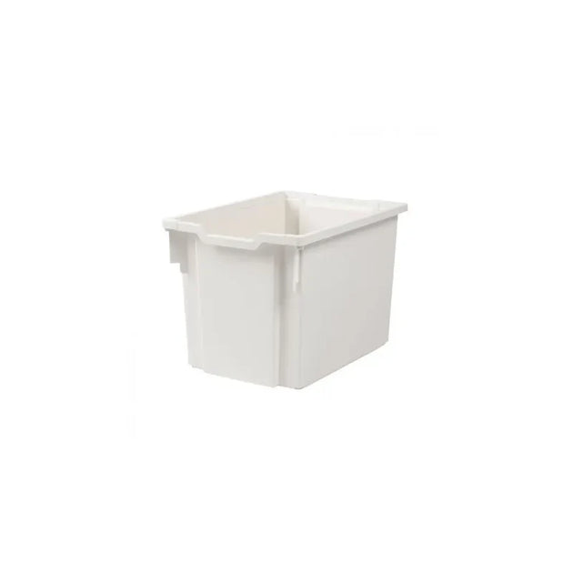 Pack of 5 - Gratnells Jumbo Stack and Store 30 Litre Plastic Storage Boxes White