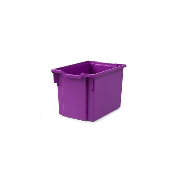 Pack of 5 - Gratnells Jumbo Stack and Store 30 Litre Plastic Storage Boxes Purple