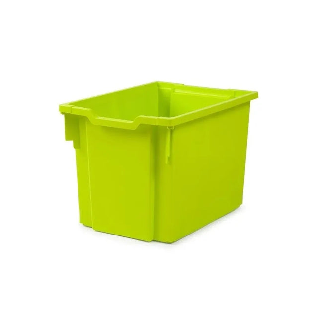 Pack of 5 - Gratnells Jumbo Stack and Store 30 Litre Plastic Storage Boxes Lime Green