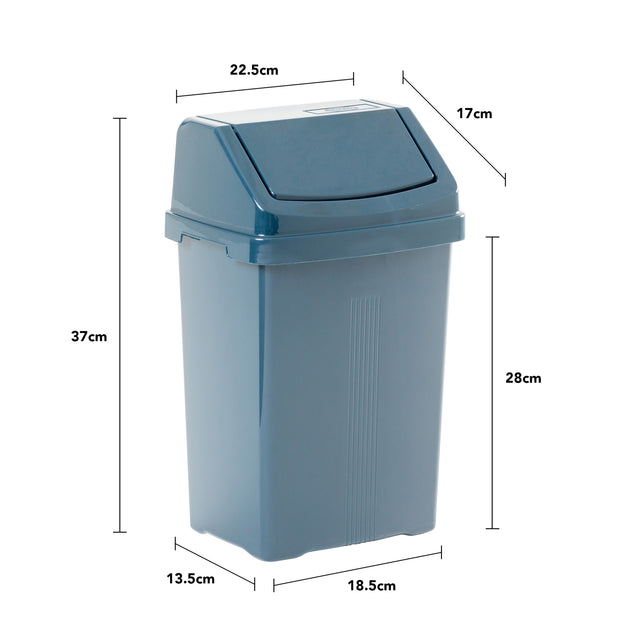 Wham Casa 8L Plastic Swing Bin
