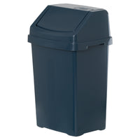 Wham Casa 50L Plastic Swing Bin Navy Blue