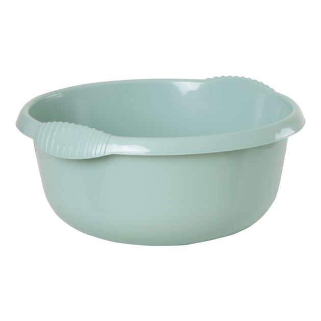 Wham Casa Round Plastic Washing Up Bowl Silver Sage