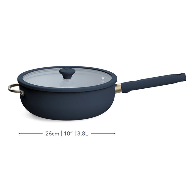 Prestige Ceramic 26cm (4.2L) Non-Stick Multipan with Lid French Navy