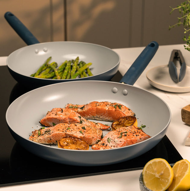 Prestige Ceramic 20cm & 28cm Non-Stick Frying Pan Twin Pack