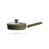 Prestige Ceramic 20cm Non-Stick Egg Poacher Pan Urban Olive