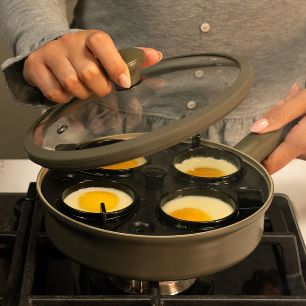 Prestige Ceramic 20cm Non-Stick Egg Poacher Pan