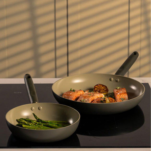 Prestige Ceramic 20cm & 28cm Non-Stick Frying Pan Twin Pack