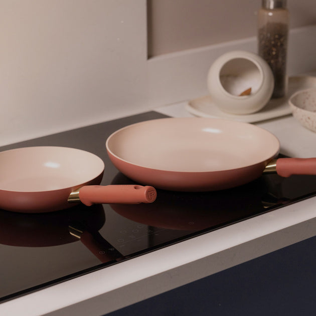 Prestige Ceramic 20cm & 28cm Non-Stick Frying Pan Twin Pack