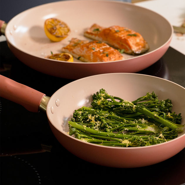 Prestige Ceramic 20cm & 28cm Non-Stick Frying Pan Twin Pack