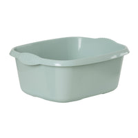 Wham Casa Rectangular Plastic Washing Up Bowl Silver Sage