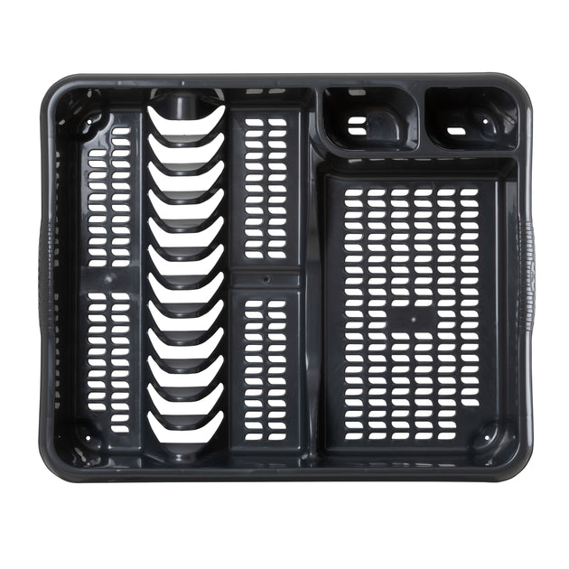 Wham Casa Plastic Dish Drainer Large Midnight