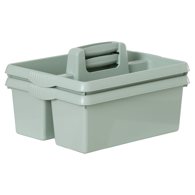 Wham Casa Multipurpose Organiser Caddy Silver Sage Pack Of 2